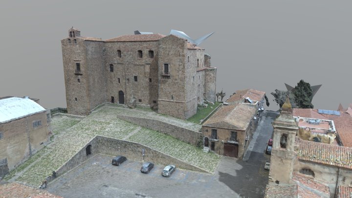Piazza castello provvisorio 3D Model