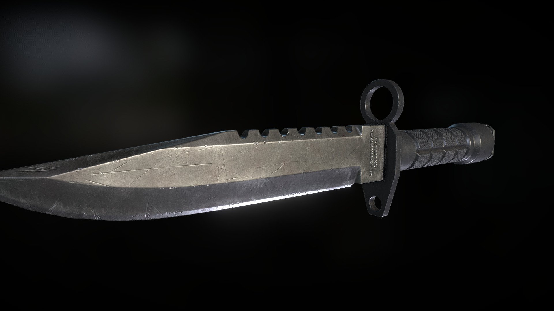 M9 Bayonet knife - Download Free 3D model by Michael Karel ...