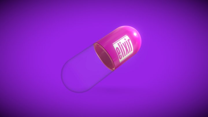 Elixir Pill 3D Model