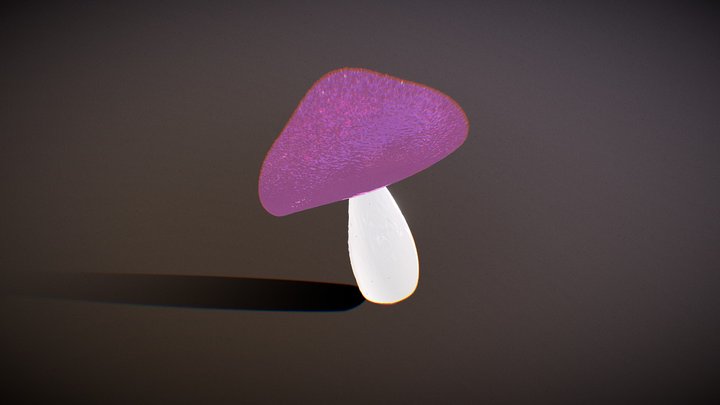 My little mushroom 3D Model