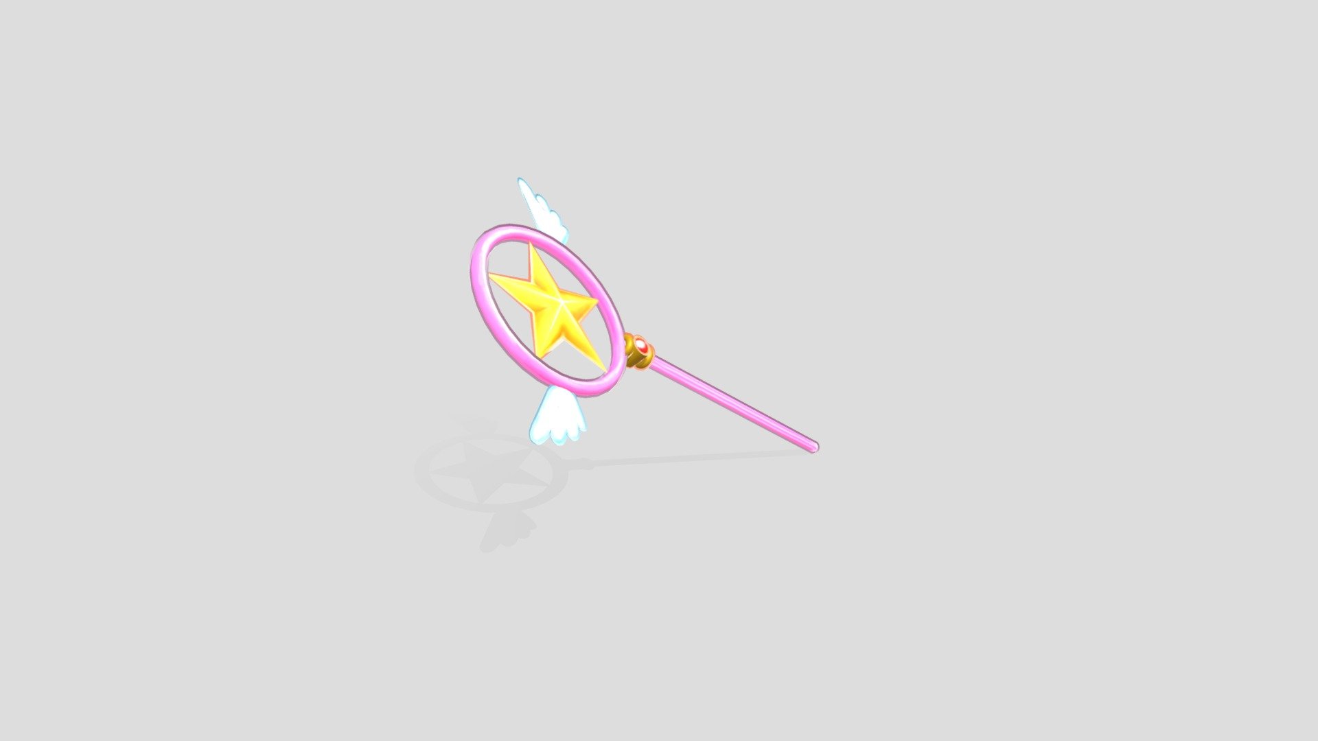Card Captor Sakura Release Wand (Star Form) — Sketchfab embed 3D viewer
