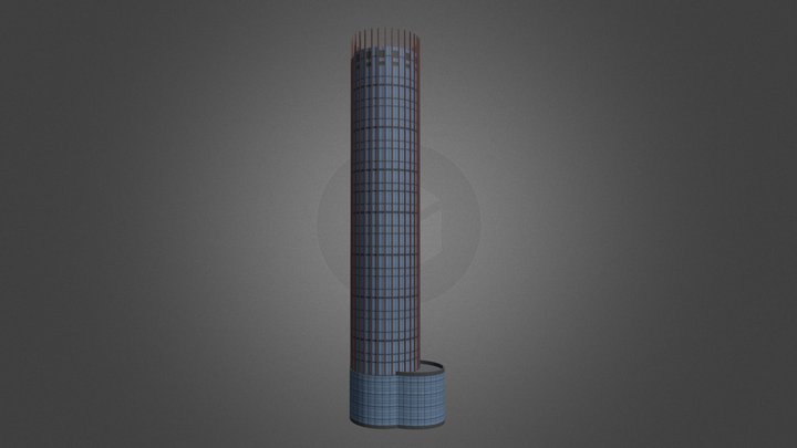 3D-модель башни Исеть город Екатеринбург 3D Model