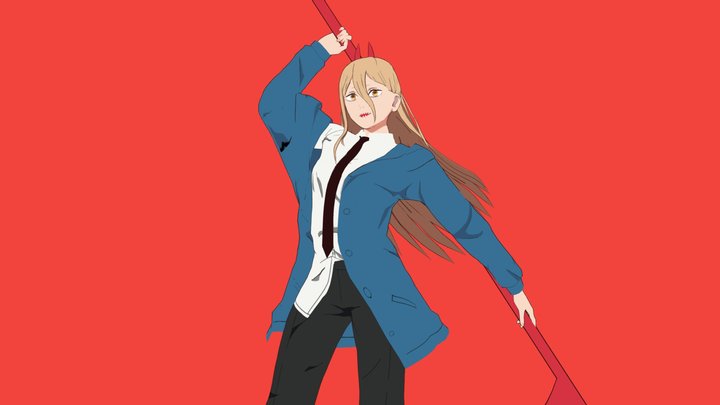 Power - Chainsaw Man 3D Model