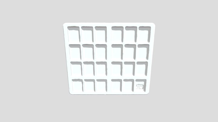 Tile Pattern Board 3D Model