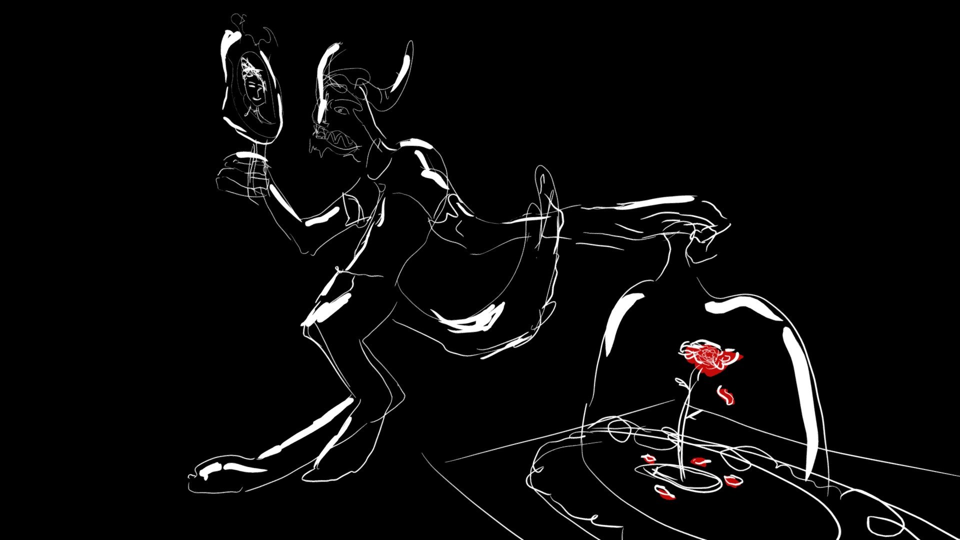 №2 - optical-illusions: The Beasts Rose