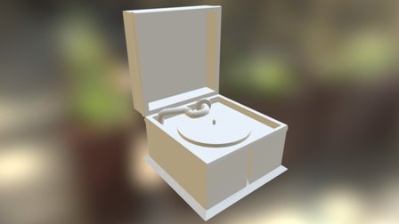 Gramophone 3D Model