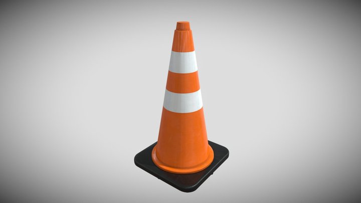 Cone 75 cm 003 3D Model