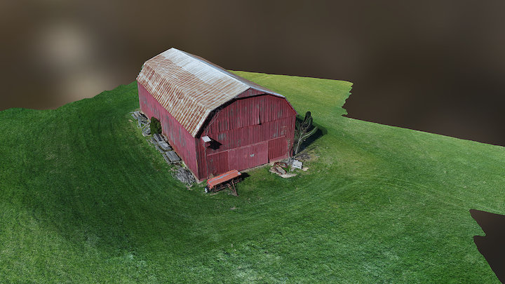 Barn in Maryland Pix4d 3D Model