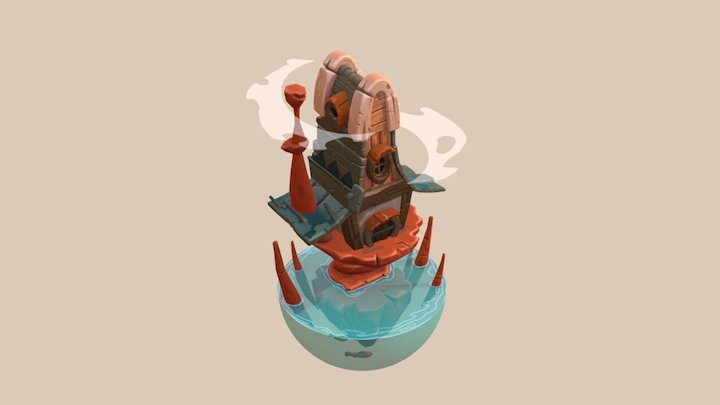 On the Rocks 3D Model