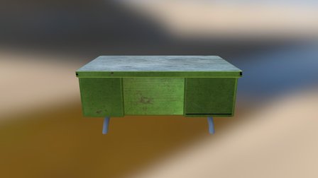 Desk Finished 3D Model