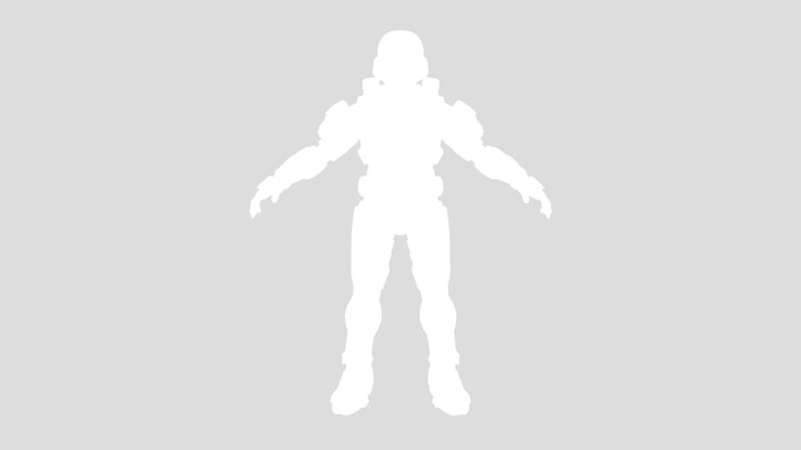 MK VII Spartan vi halo infinite 3D Model