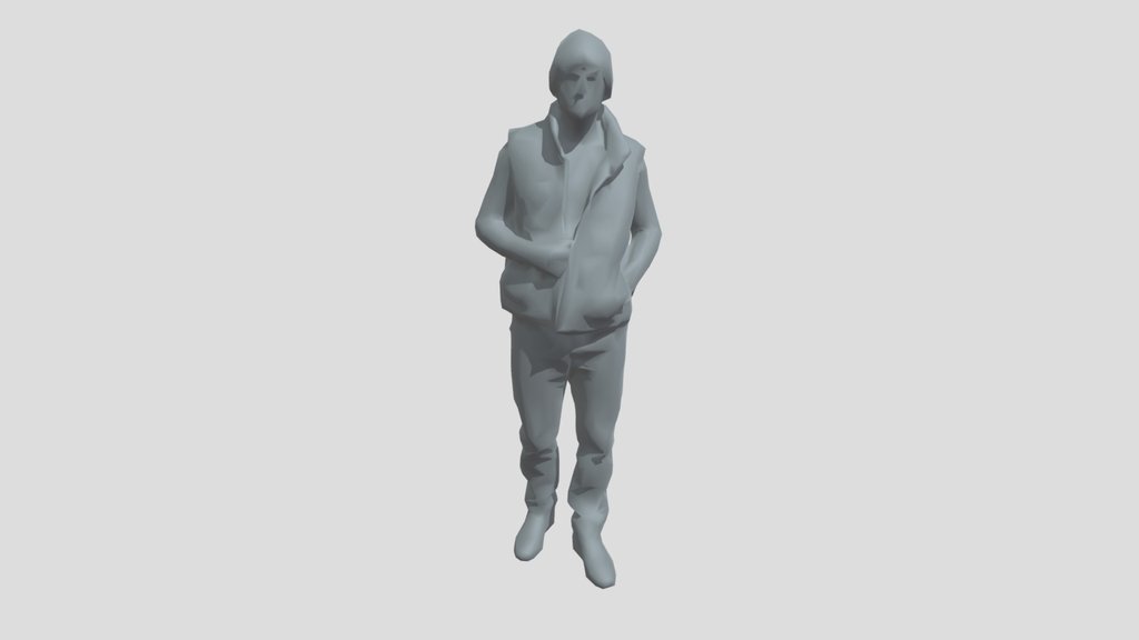 Lowpoly Male Standing