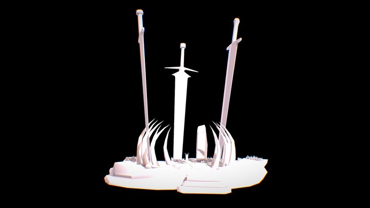 Swords Scenario 3D Model