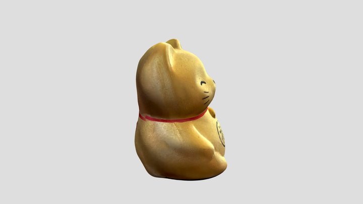 MANEKI_NEKO_GOLD 3D Model
