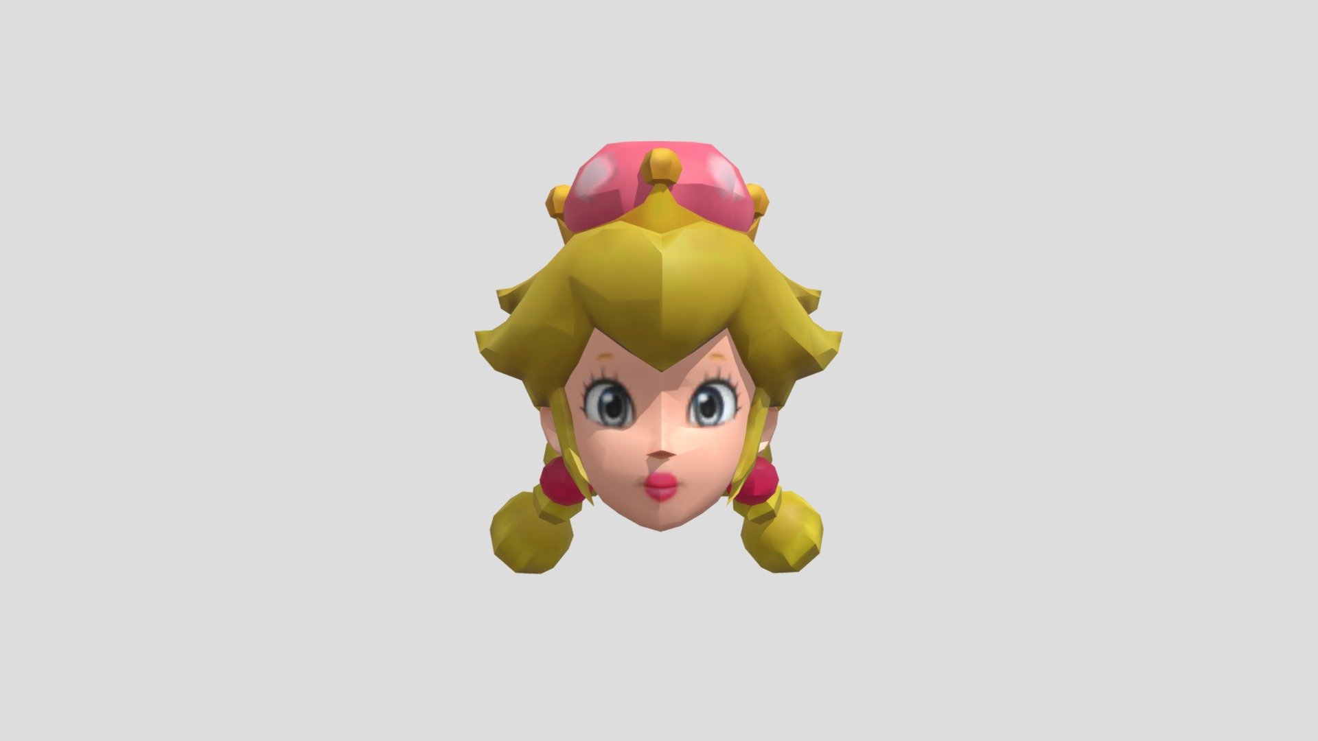 Peachette Head - 3D model by libnijosesangronisrodriguez [eb6c91f ...