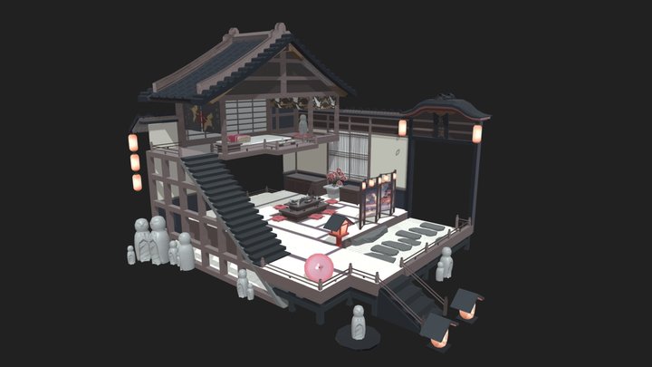 Shotengai - Maple Room 3D Model