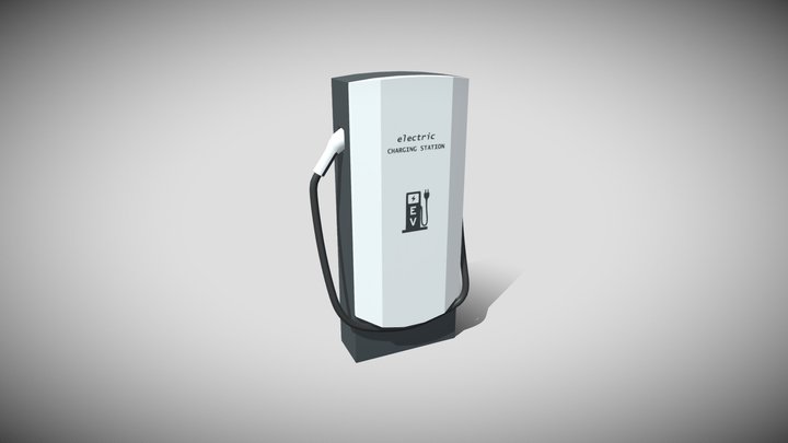 Electric Vehicle Charger 3D Model