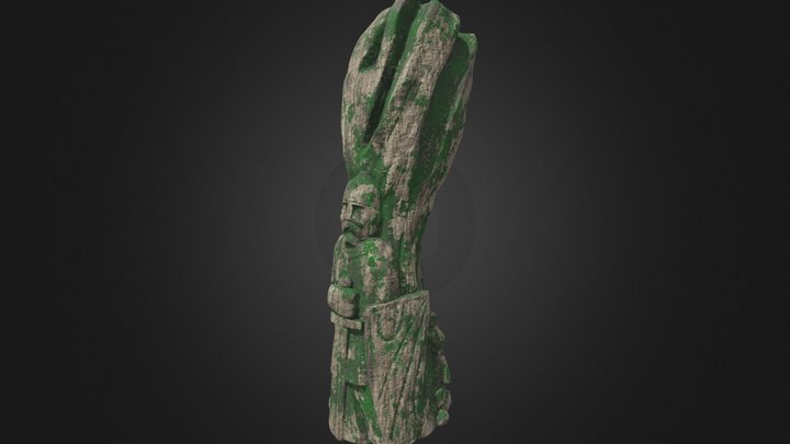 Ancient pagan idol 3D Model