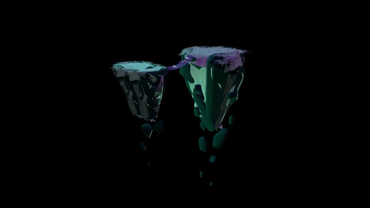 The Floating Islands 3D Model