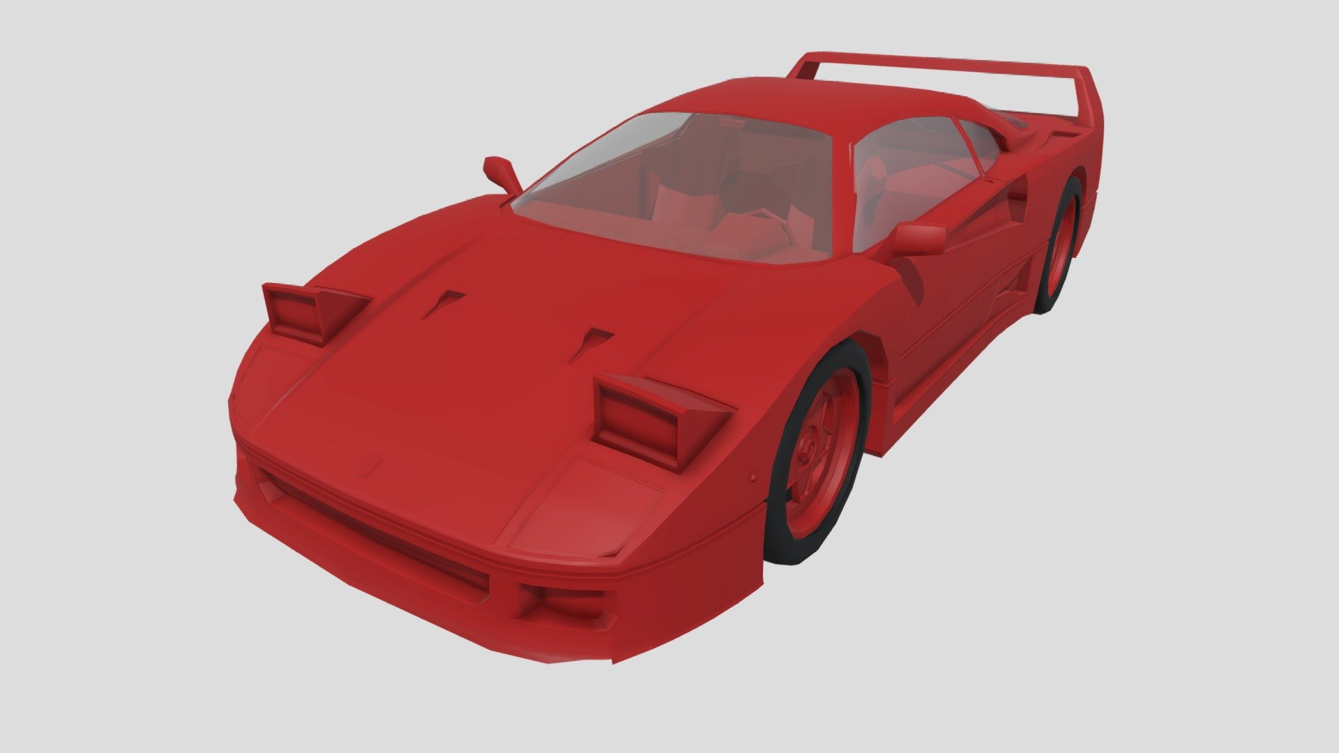 Ferrari f40 3d model