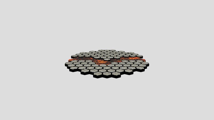 Hex_ Asset_ Lava_1 3D Model