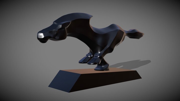Horse sculpture 3D Model