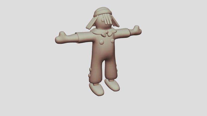 Raggedy Andy 3D Model