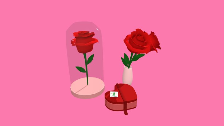 Happy Valentine's Day 3D Model