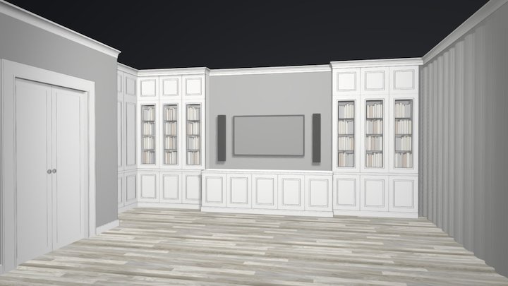 Unico Wohnung Wandtäfelung 3D Model