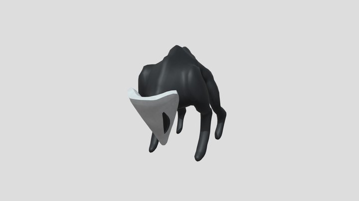 Scrawny Negative 3D Model