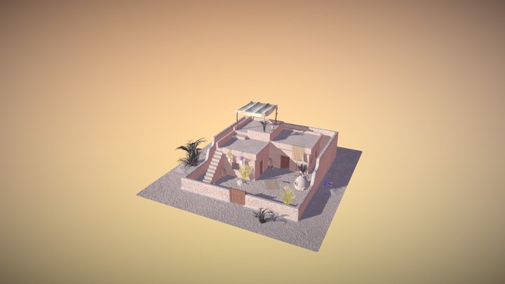 Ancient Egyptian House - Sketchfab 3D Model