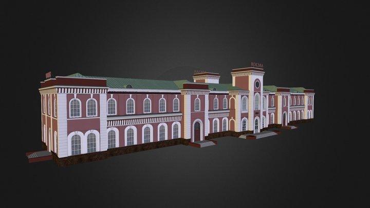 Tambov_Railway_Station 3D Model