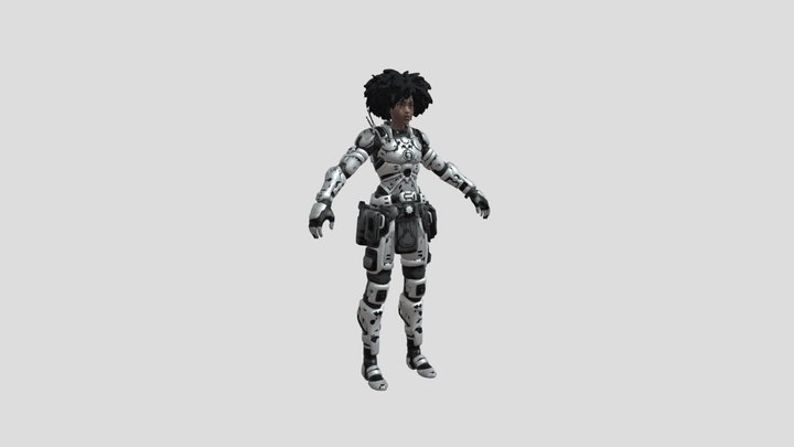 sonic-rangers-doctor-slone-(armored) 3D Model