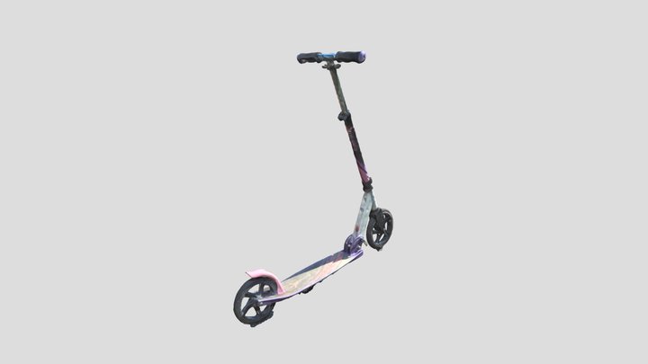 Scooter_textured_mesh_medpoly_obj 3D Model