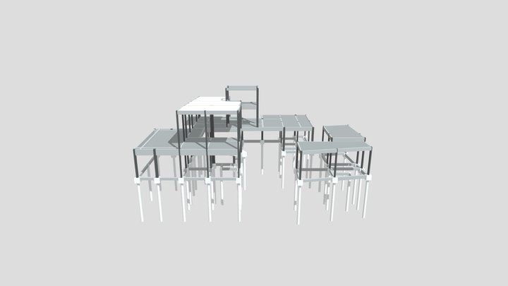 Projeto estrutural F.S.G. 3D Model