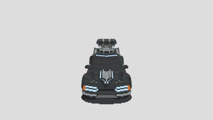 Voxel Car - 6 3D Model