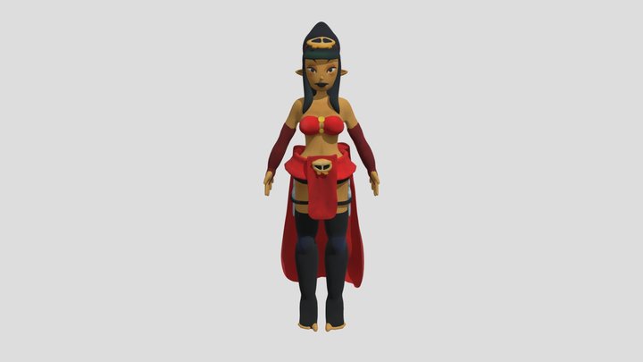 Maude Color 3D Model