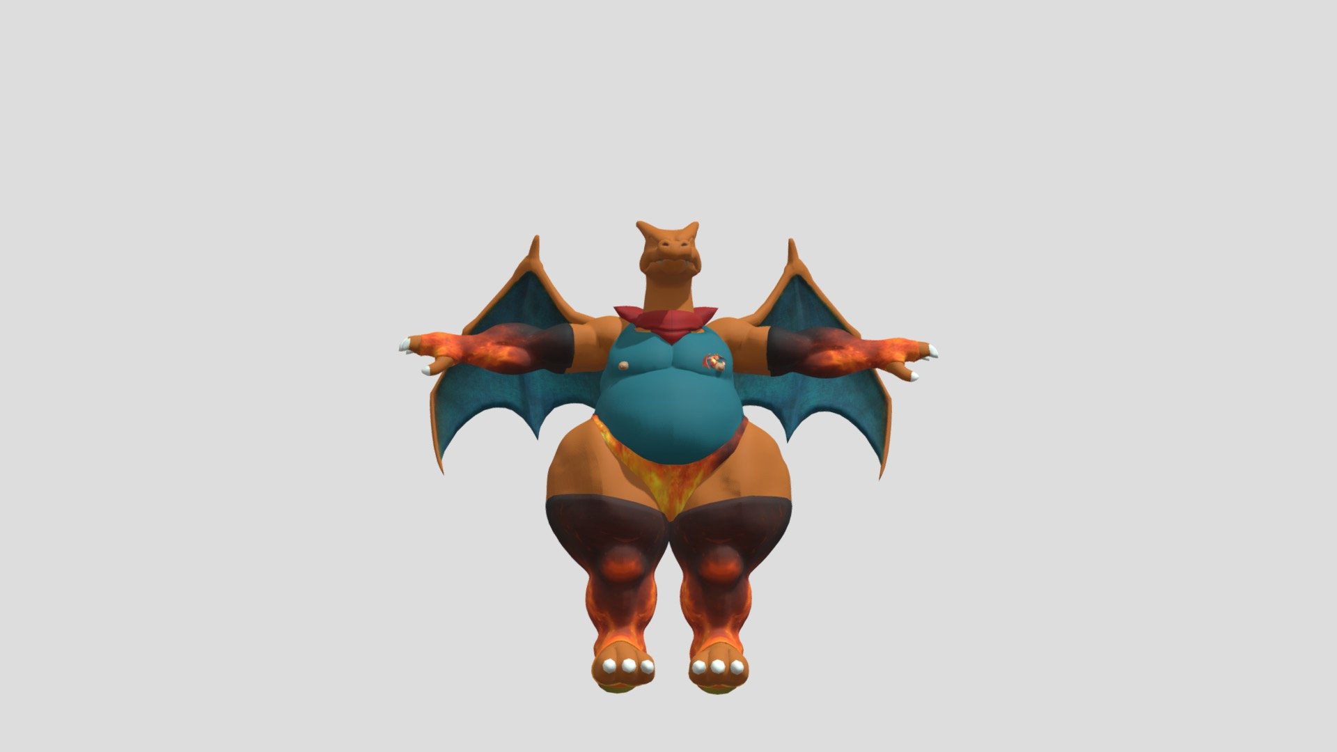 Km Charizard - Download Free 3d Model By Isaiahking185 [eb7c10b 