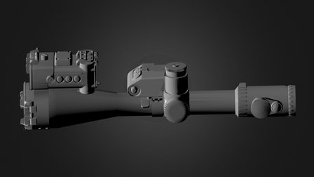 SCALPEL® - Universal ballistic system for scopes 3D Model