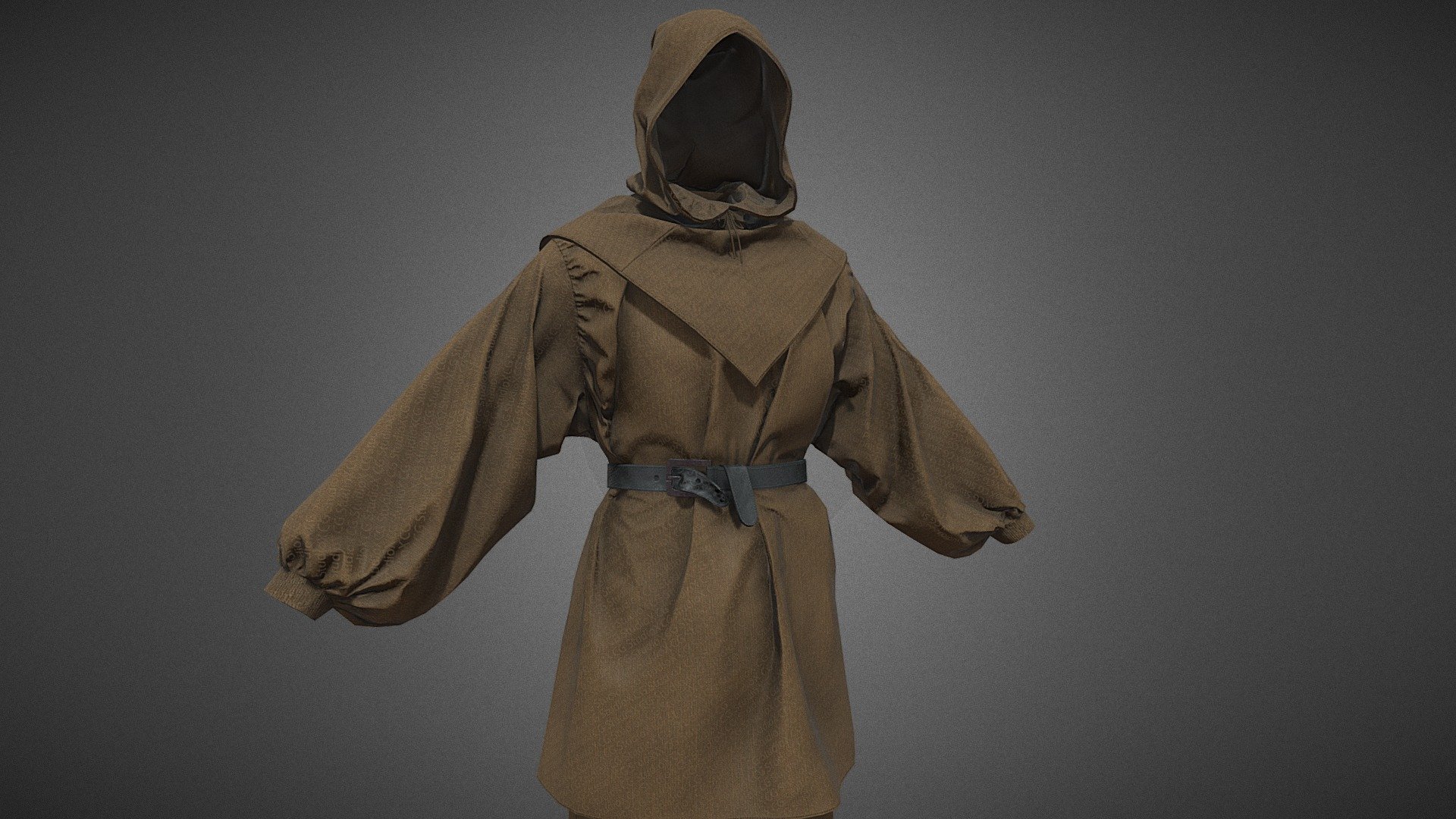 Brown Medieval Outfit - Buy Royalty Free 3D model by CG StudioX (@CG ...