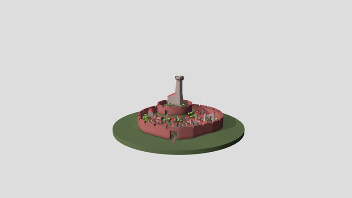 Tiny town 3D Model