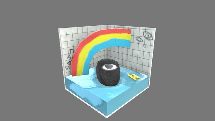 DreamCore Diorama 3D Model