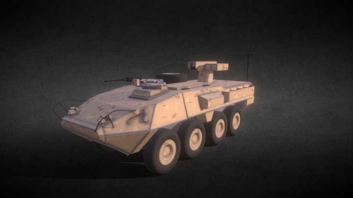 Rocket Tank Destroyer 3D Model