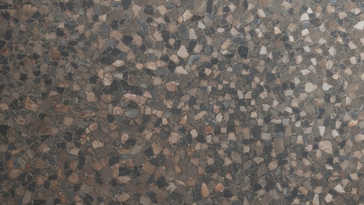 Terrazzo surface texture