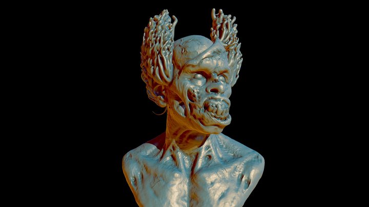 Zombi for 3D printing 3D Model