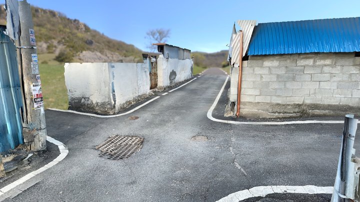 scan of a country side road in korea 3D Model