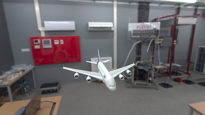 AIRBUS A380 3D Model