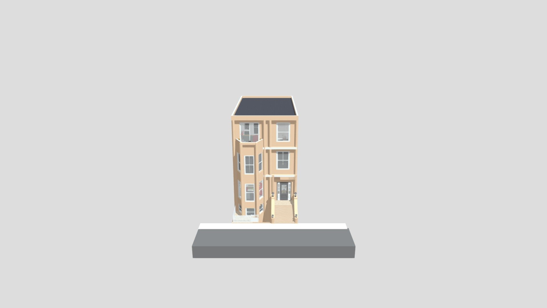 NY townhouse — Sketchfab embed 3D viewer