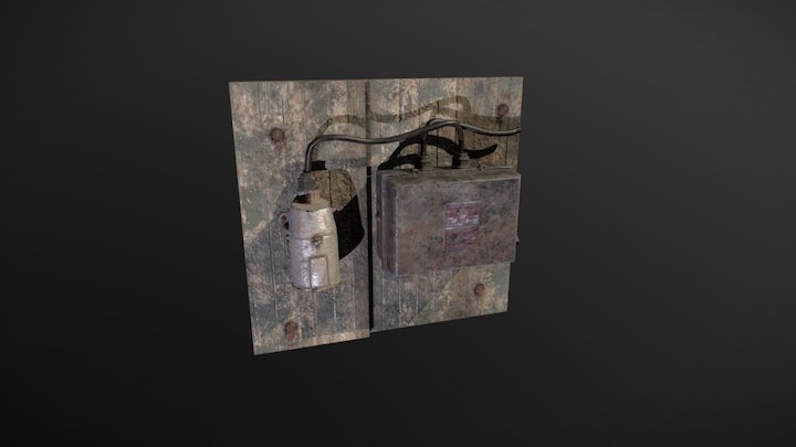 Old power switch 3D Model
