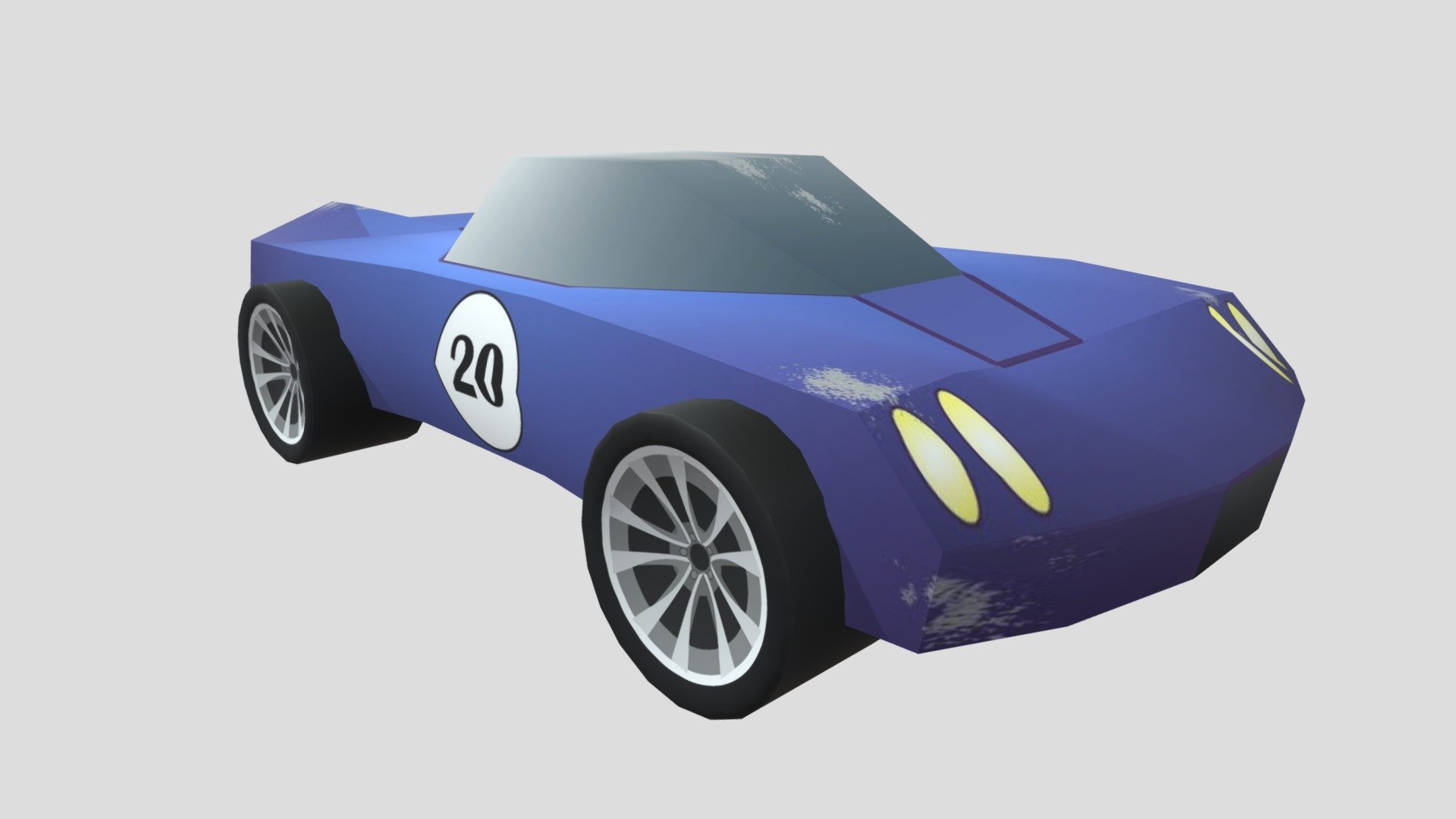 dig4780 Assignment 6 Game Object Toy Car Download Free 3D model
